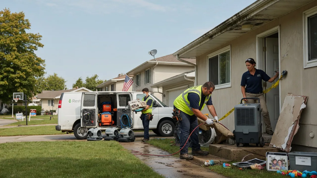 Water Damage Restoration in Baldwin City, KS near me